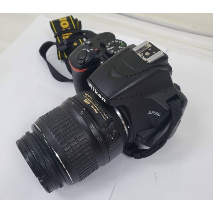 [崴勝3C] 自取優惠 二手 NIKON D3500+18-55mm 機身加鏡頭 快門數 2330 次