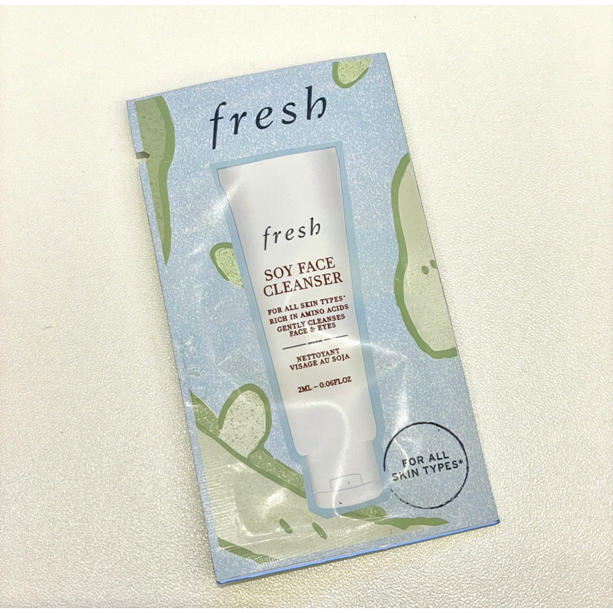 肥達代購 🍄現貨 FRESH Soy Face Cleanser 大豆洗面乳 2ml 小樣 試用