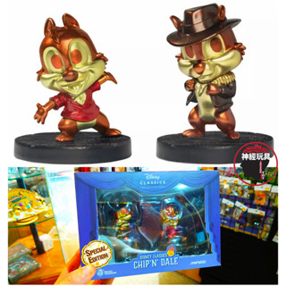 【神經玩具】現貨 野獸國 MEA-019SP 迪士尼經典 奇奇蒂蒂 金屬配色 雙入特別版 約3吋Q版公仔 奇奇與蒂蒂