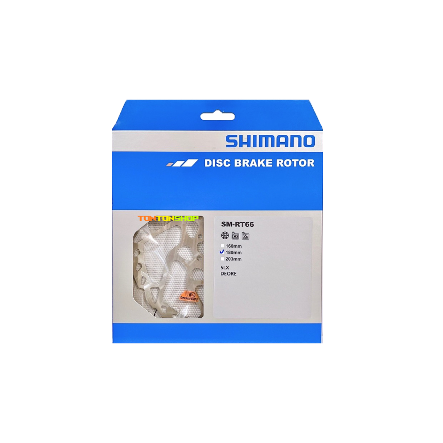 SHIMANO SLX DEORE SM-RT66 國際六孔式碟盤 160mm 180mm 203mm 220mm 規格