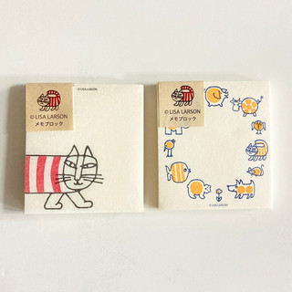 ▌Wa-Life ▌Lisa Larson 方形便條紙/ Mikey/Mikey & Friends