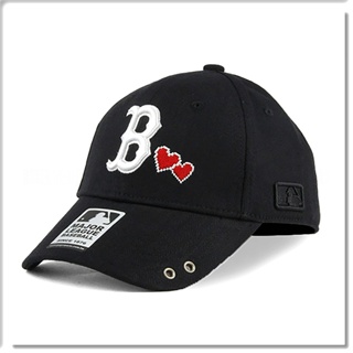 【ANGEL NEW ERA 】 MLB Old Fashioned Cap 紅襪 B 黑 老帽 愛心 人字布