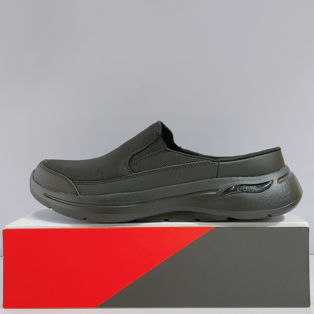 SKECHERS GOWALK ARCH FIT 男生 黑色 足弓支撐 舒適 穆勒鞋 216253BBK