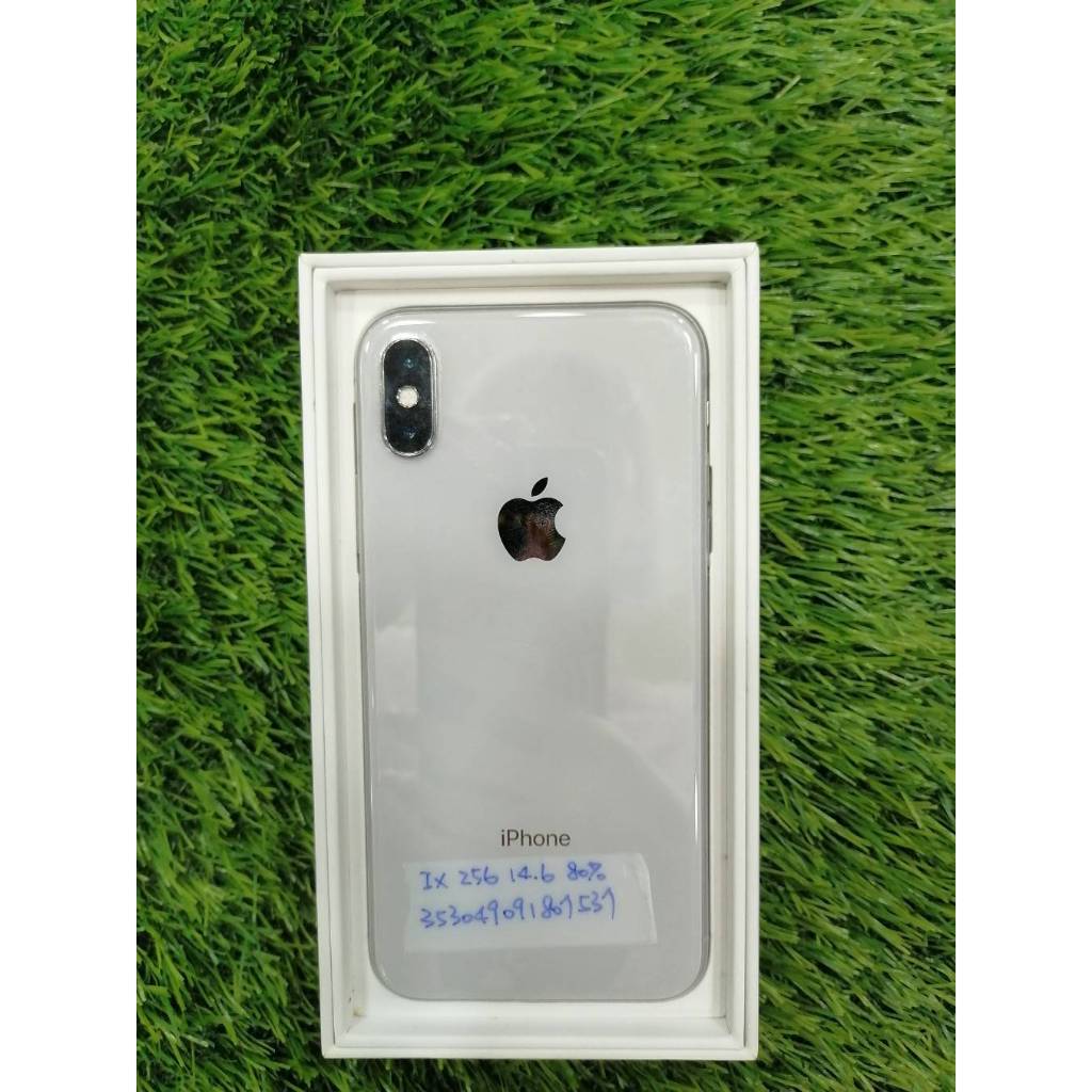 9.9成新 中古機 二手機 APPLE IPHONE X IX 256G 銀色 單機 備用機 萊分期