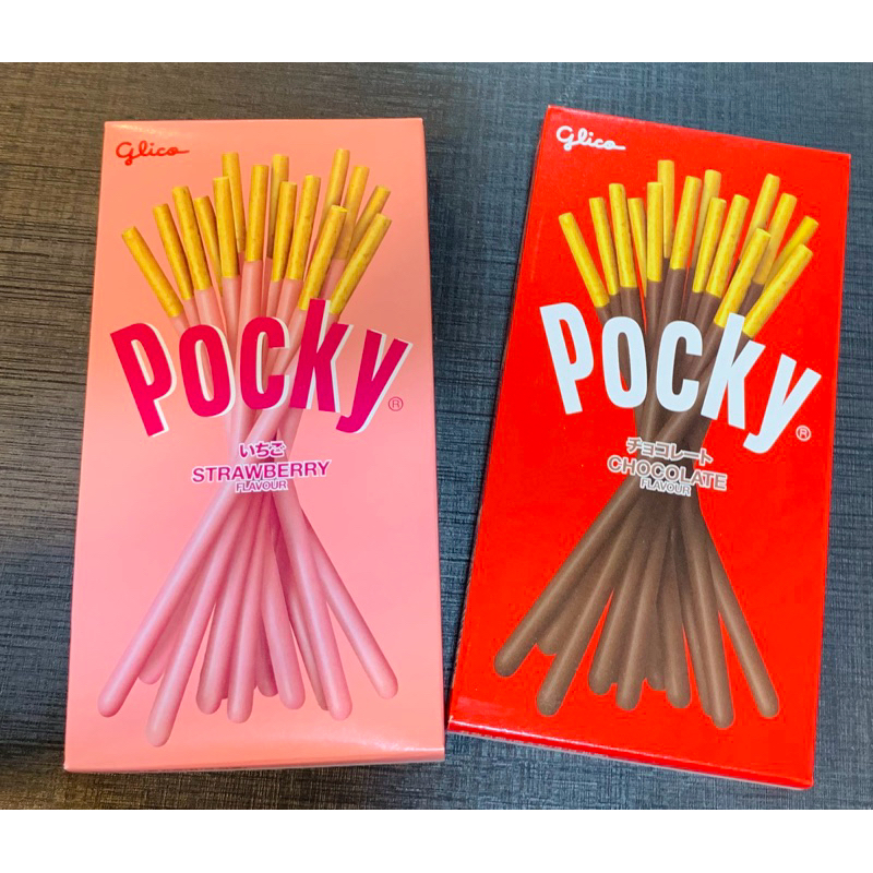 ✨現貨✨Pocky百奇 巧克力棒 草莓棒40g格力高pocky