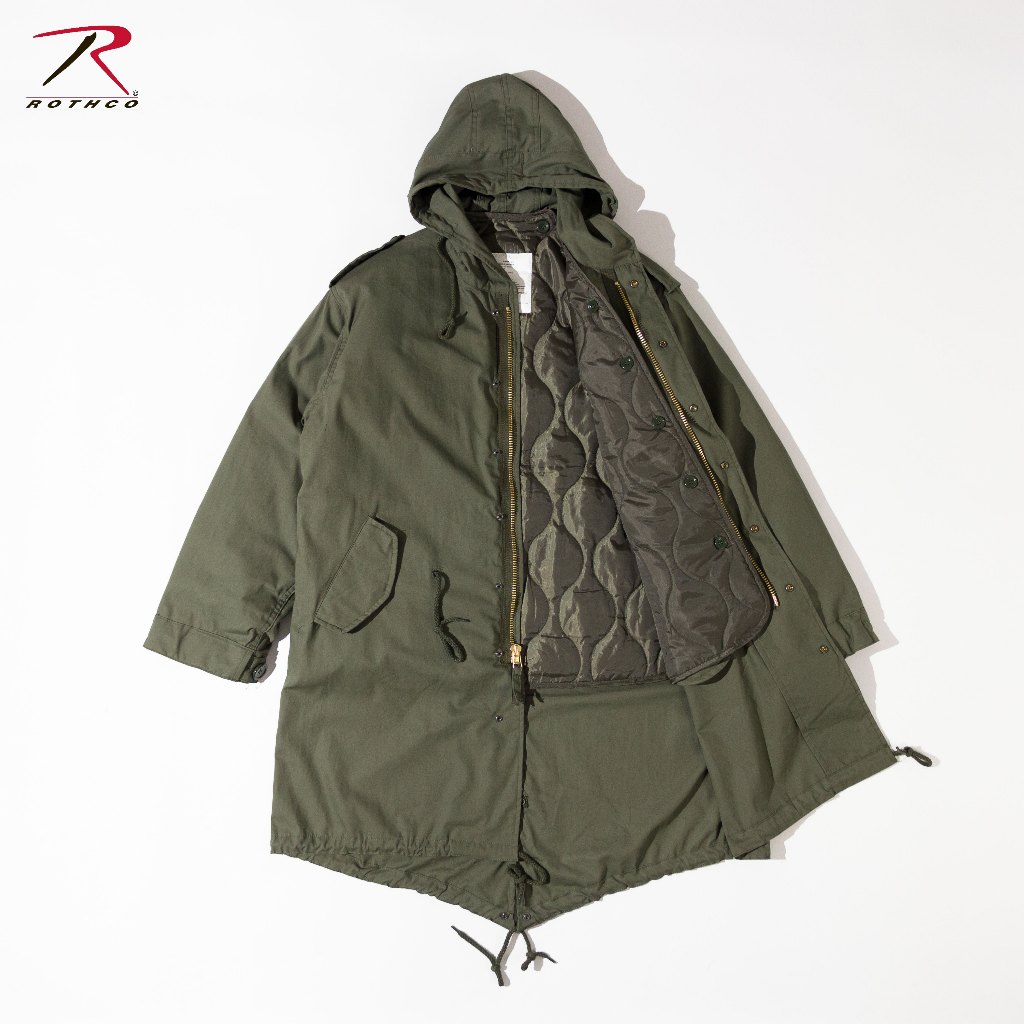 [2色] Rothco 美軍M51魚尾大衣 軍綠長板外套 保暖夾克 軍外套 有內裡 M-1951 Parka
