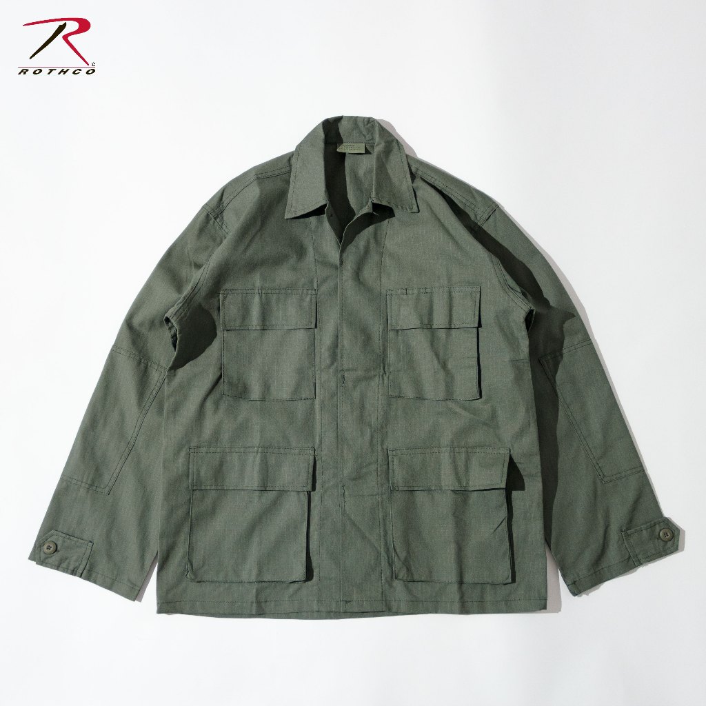 [3色] Rothco BDU夾克 軍裝外套 四口袋襯衫上衣 抗撕裂 軍外套 男女 BDU Rip-stop Shirt