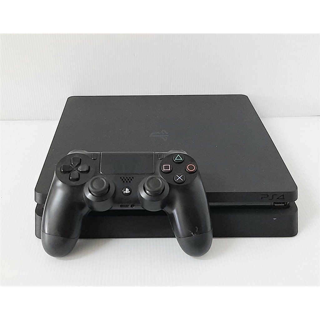 二手 PS4主機 極致黑 slim 2218B 500GB 無原裝外盒 📣不提供任何保固與維修!!
