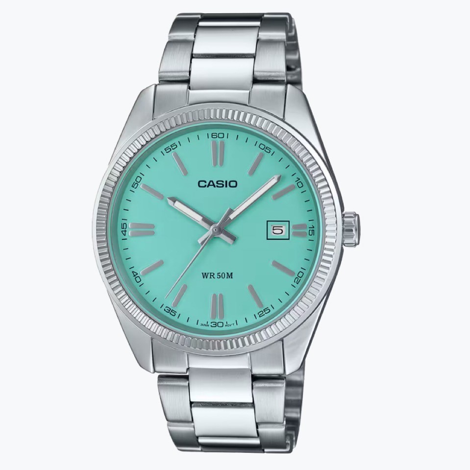【CASIO 卡西歐】 潮流鮮豔色彩不鏽鋼腕錶MTP-1302PD-2A2 38.5mm 現代鐘錶