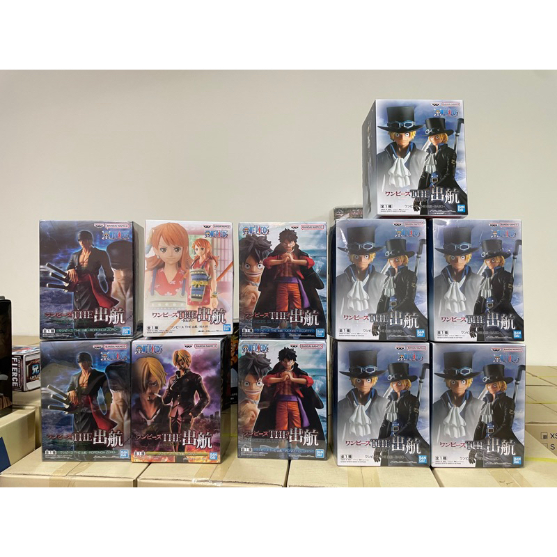 金證 日版 海賊王 航海王 出航 鷹眼 貝克曼 羅 娜美 魯夫 香吉士 薩波 薩博 SABO 可亞拉 可雅拉 公仔 模型