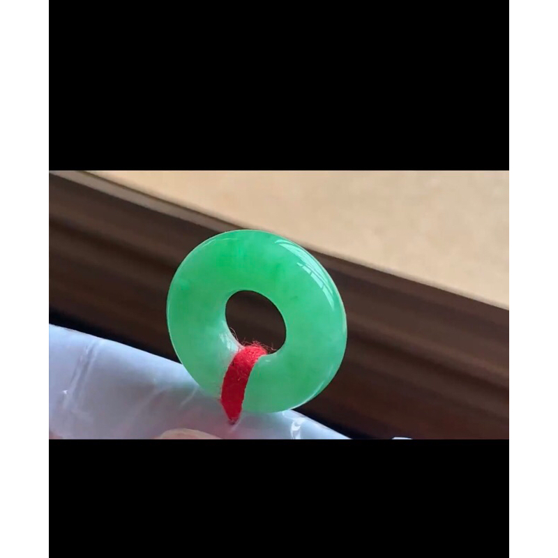 冰陽綠甜甜圈❤️a貨翡翠