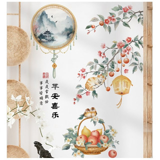 chinese style Pvc 系列 壁貼. 訂單須滿100nt.才成立出貨.(可合併選購賣場商品)