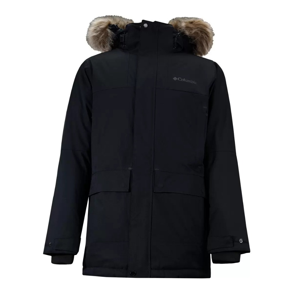↖有購便宜↘美國哥倫比亞 Columbia 男羽絨大衣外套，黑色全新S 碼出清，特價$5,999