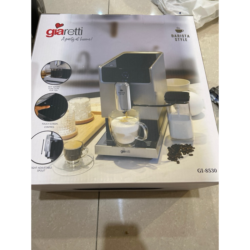 義大利Giaretti 珈樂堤  Barista C3全自動義式咖啡機 GI-8530 銀色 原廠保固
