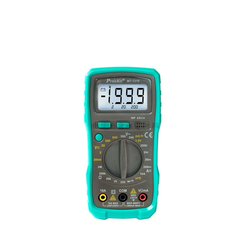 Pro’sKit寶工 3 1/2數位電錶-附晶體測試-背光 MT1210 （附發票）