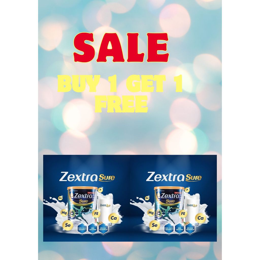 買一送一2罐現貨出貨兩罐Buy1get1Free Zextra Sure 400 Gr – Sữa Non Zextra