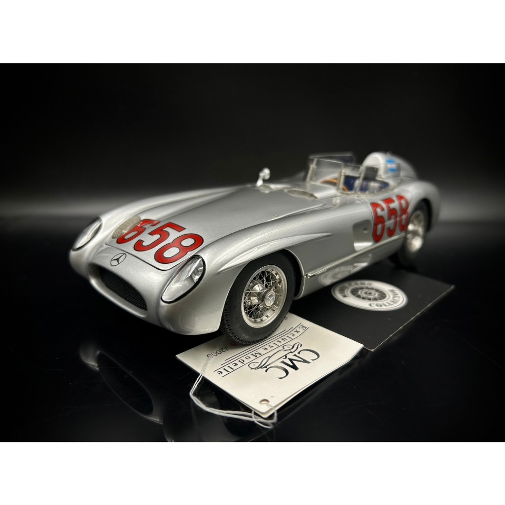 【收藏模人】CMC Mercedes-Benz 300SLR #658 W196S 1955 1:18 1/18 無盒