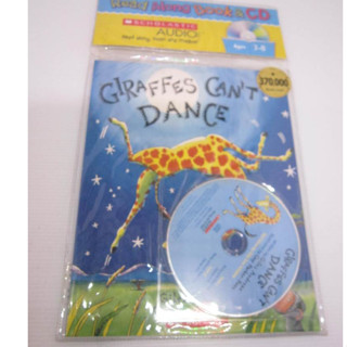 「二手書」(附CD) Giraffes Can't Dance (Book and CD) 英文繪本 長頸鹿不會跳舞