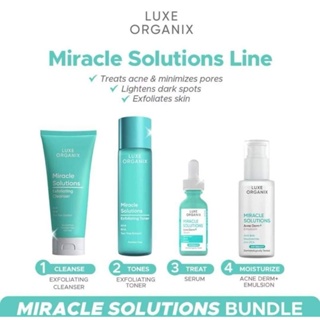 luxe Organix Miracle solution set w/ free Luxe organix Bag