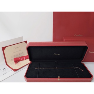 Cartier D'AMOUR 18K玫瑰金鑽石手鍊