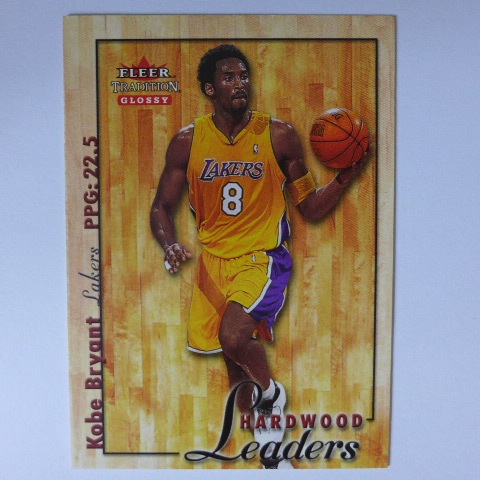 ~Kobe Bryant/布萊恩~名人堂/小飛俠/黑曼巴 2001年FLEER HARDWOOD LEADERS特殊卡