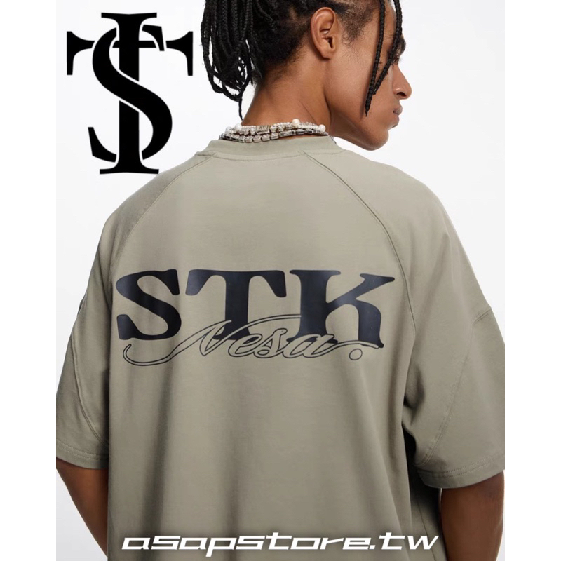 [A$AP STORE]STK SmallTownKid “艾志恒Asen品牌“ 解構暗線 短袖