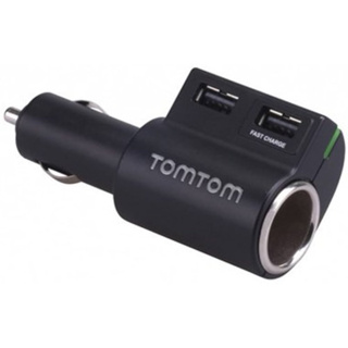 【TOMTOM】車用高速充電器（雙USB孔+延伸車充母座）⬇️ 全新 半價以下出清