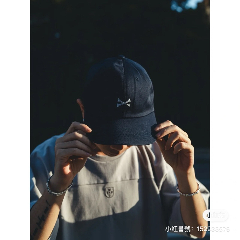 WTAPS 22AW T-6L 03 / CAP COTTON TWILL 骨頭 刺繡 帽子 老帽 軍綠色