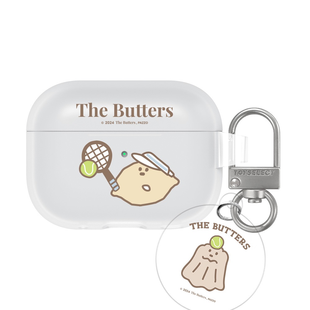 【TOYSELECT】The Butters檸檬網球強悍防摔AirPods保護套(附吊飾)