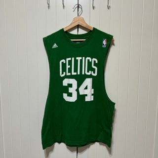 (古著) Adidas | Celtics Pierce 塞爾提克 皮爾斯 綠色無袖背心(女L)