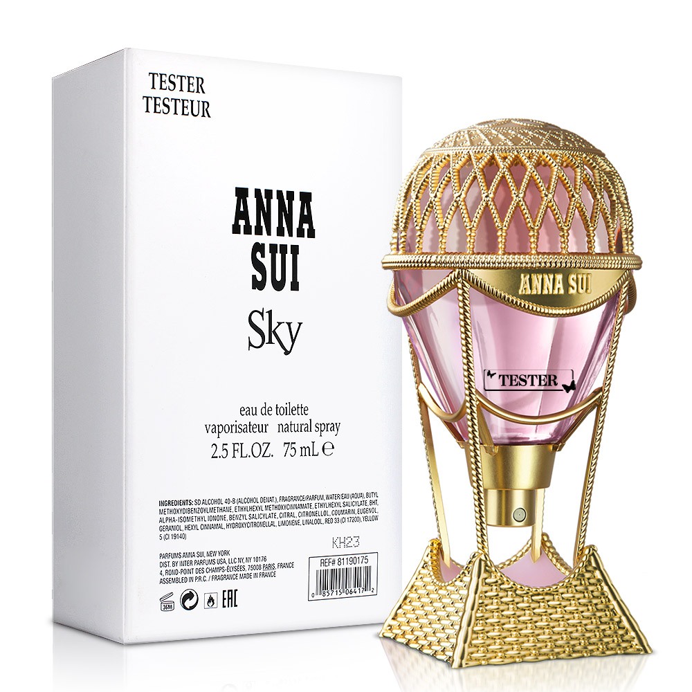 【短效品】Anna Sui 安娜蘇 綺幻飛行女性淡香水-Tester(75ml)效期至2025.08