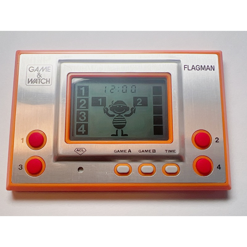 任天堂 GAME AND &amp; WATCH  FLAGMAN1980 FL-02 遊戲機 直接從日本 掌上型電玩