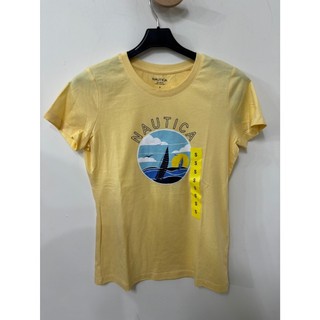 【goose鵝妹莉卡】Nautica 女 Logo 圓領短袖上衣
