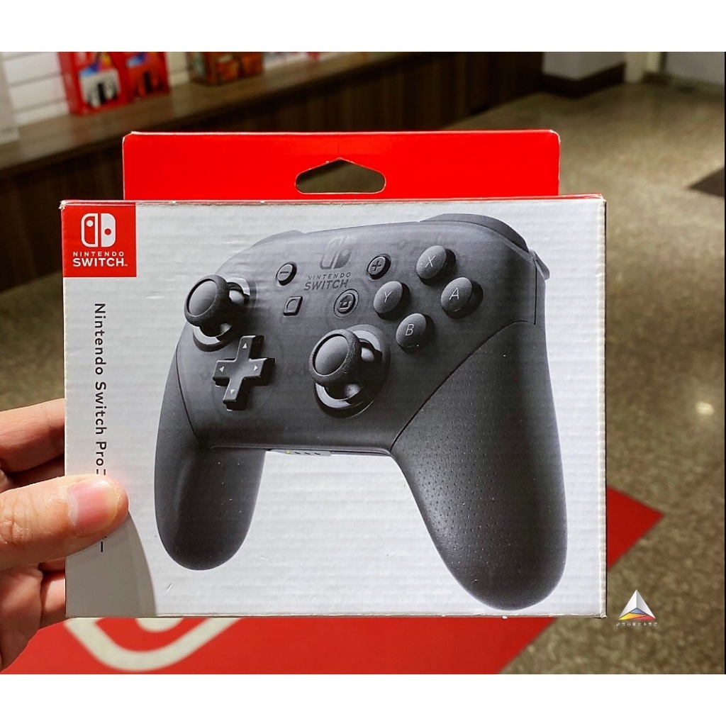 ◮林口歡樂谷◮ [中古二手]Switch NS Pro 控制器 (黑色) 任天堂 原廠手把 (附外盒) 配件齊全