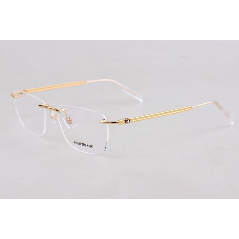 ［Project嚴選］「Montblanc萬寶龍」 MB0169O 時尚簡約商務無邊鏡框/經典款/男士男生光學眼鏡