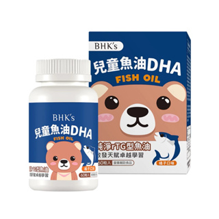 BHK's 兒童魚油DHA咀嚼軟膠囊約60粒/入