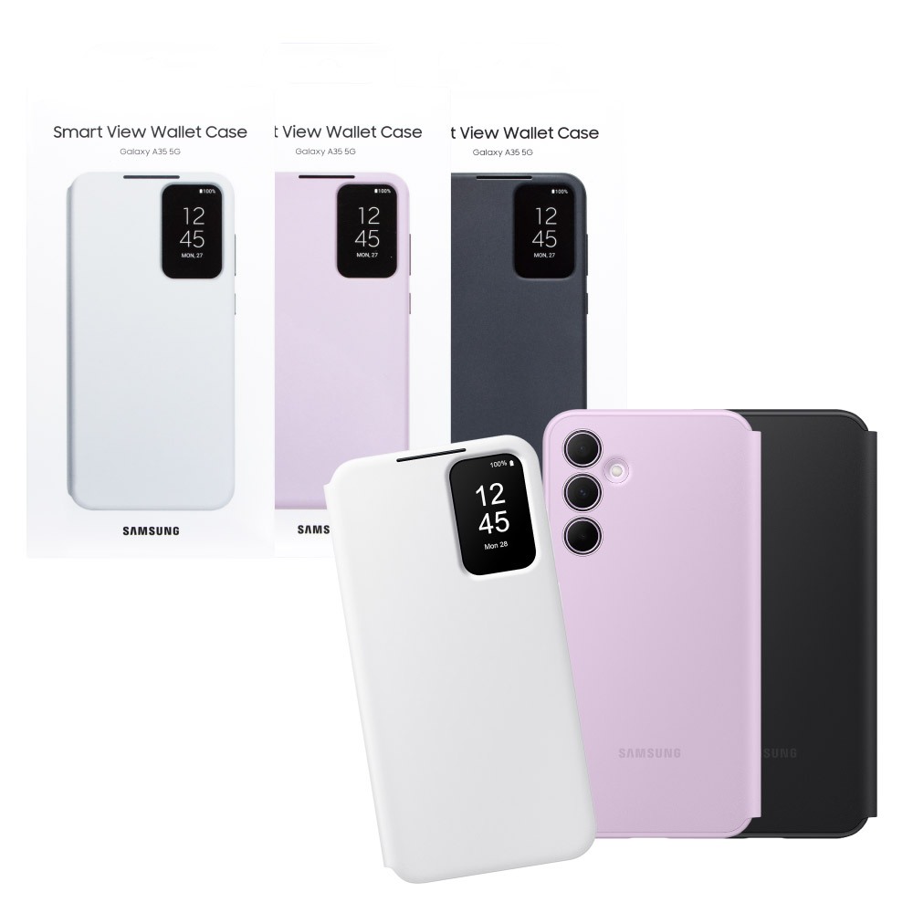 SAMSUNG 原廠 Galaxy A35 卡夾式感應保護殼【盒裝】EF-ZA356