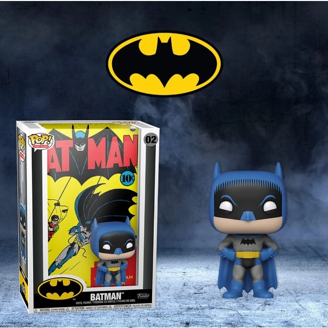 [吐司貓]FUNKO POP 封面 02 BATMAN 蝙蝠俠 雜誌 - 四月買加贈價值$200保護套