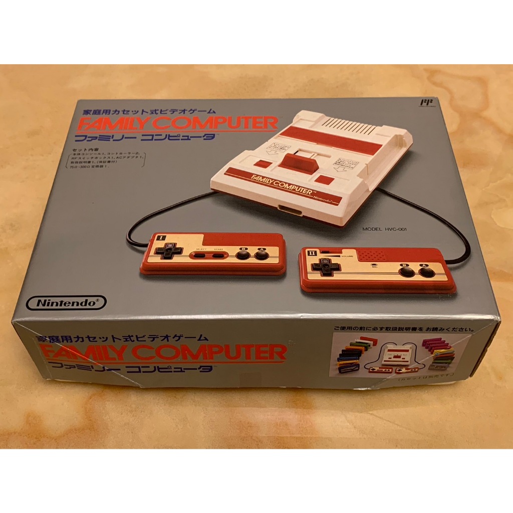 【珍華堂】Nintendo任天堂經典紅白機FC(已改AV線)-書盒配件齊全-完整一組-品相優收藏佳品