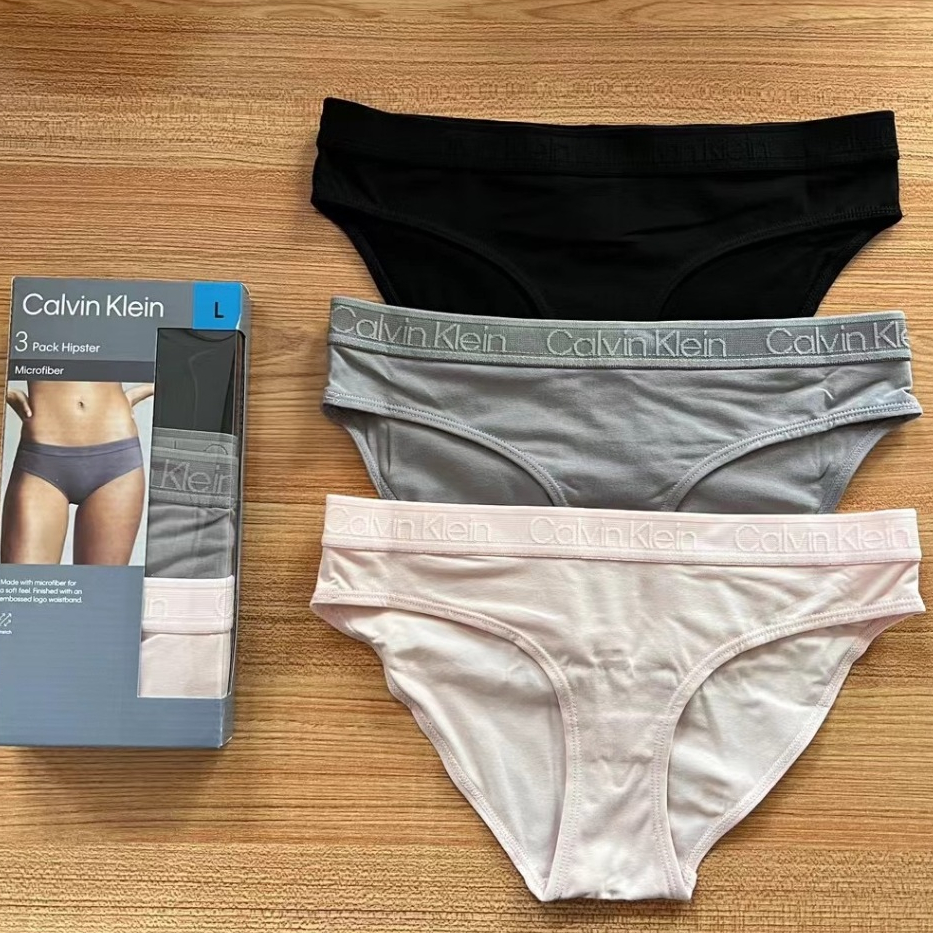 【3件入】Calvin Klein 女生中低腰三角褲  內褲 CK 女生內褲 CK三角褲 底褲