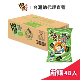 【KoNoMi】相撲手 Roll Stick 烤海苔 原味 18g 箱購 (48入/箱)｜台灣總代理直營