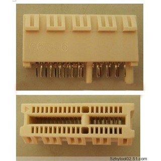 庫存不用等-【no】-PCI-E 1X插槽 槽PCI-E插槽PCI-E1X 36PIN 臺式機插槽 W161 [902現