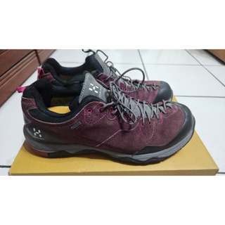 Haglofs 瑞典 登山鞋 GORTEX 防水 低筒 紫色 GOR-TEX 二手 UK 7號 EU 40號/39號