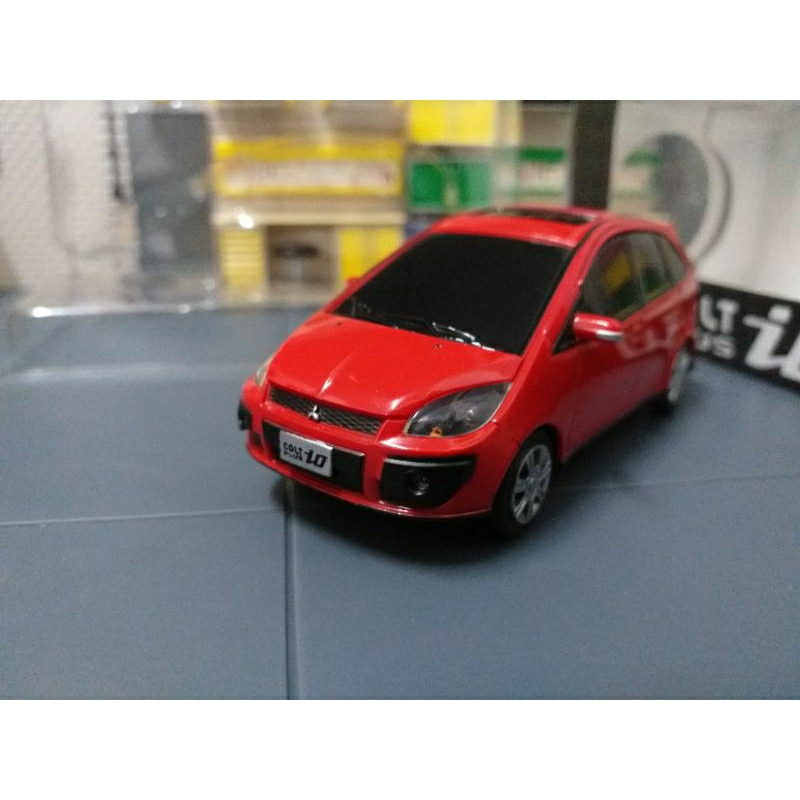 二手有盒 原廠 1/43 三菱 MITSUBISHI COLT PLUS io 紅色 模型車