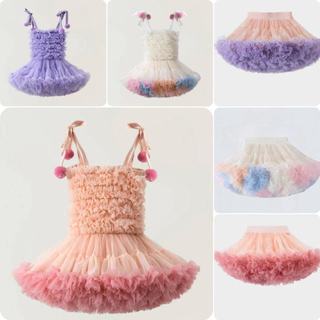 【Cherry】tutu裙女童突突半身裙兒童女寶寶嬰兒裙子凸凸兔兔公主蓬蓬裙連身蓬蓬裙新一代蓬裙