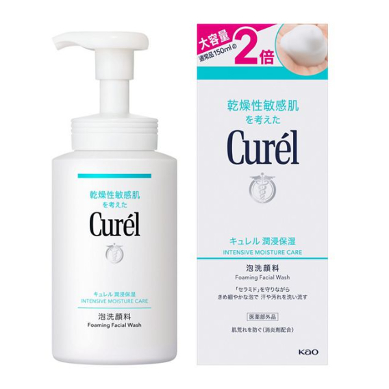 珂潤Curel潤浸保濕洗顏慕絲 補充包 130mL / 大瓶裝 300mL 洗面乳 洗臉幕斯泡泡