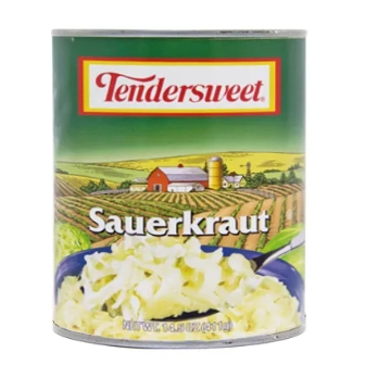 Tendersweet 德式酸菜 2.81Kg 德國酸菜罐頭