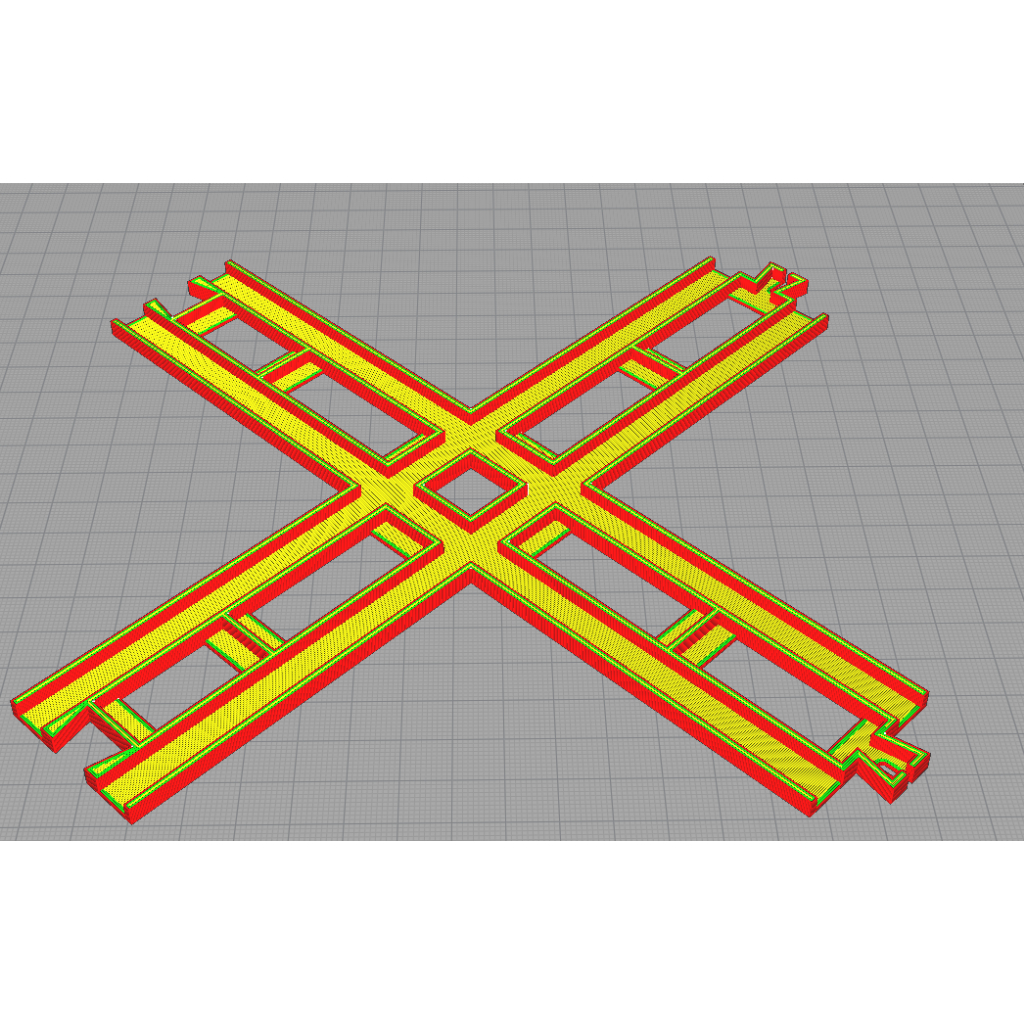 通用型軌道 📌 單線 十字交會 軌道 -大📌 3D客製 適用 Tomy Plarail 鐵道王國 火車 軌道 場景 配件