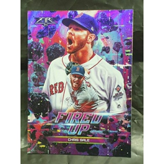 2018 Topps Fire Fired Up #F4 Chris Sale Boston Red Sox