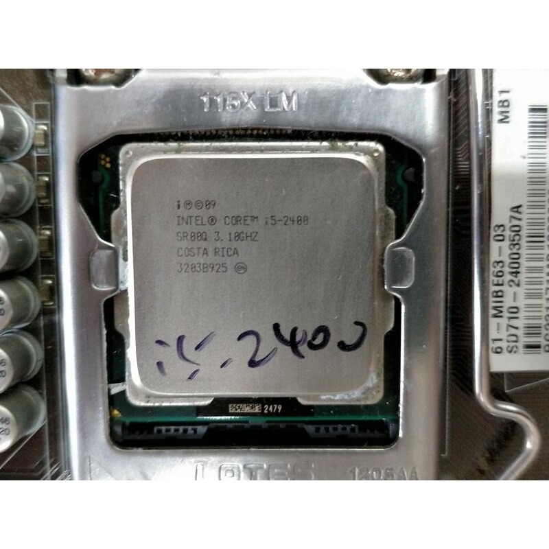 C. 1155CPU-Intel Core i5-2400 6M記憶體 3.40 直購價90